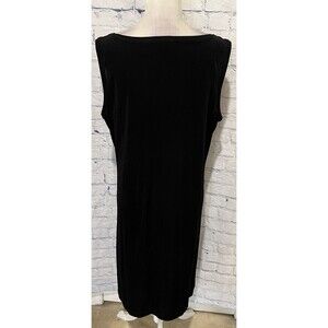Chico’s Chicos Travelers Womens Black Sleeveless Wrinkle free Dress Size 3/XL/16